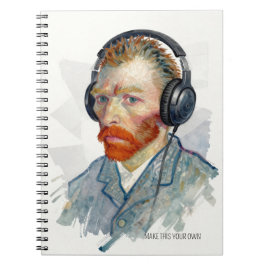 PERSONALISE Rocking Vincent Portrait Notebook ノートブック