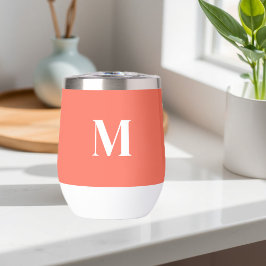 Personalise Tumbler with Lid, Custom Wine Tumbler