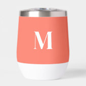 Personalise Tumbler with Lid, Custom Wine Tumbler (正面)