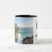 Personalise Uluwatu Bali Temple Cliff Travel マグカップ (中央)