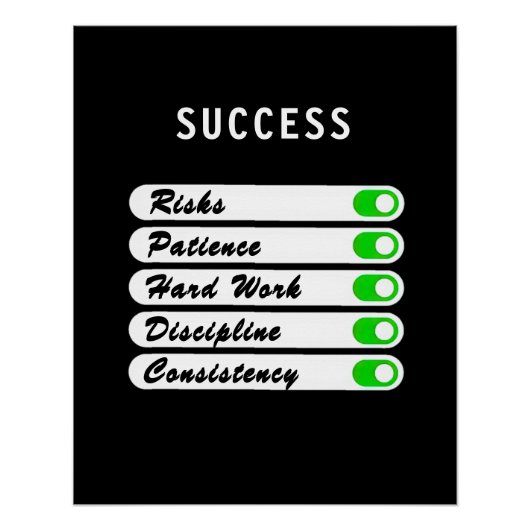 Personalise your success conditions Poster ポスター (正面)