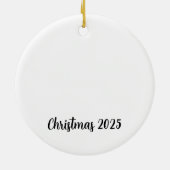 Personalised 1st Christmas Tree Decoration  セラミックオーナメント (裏面)