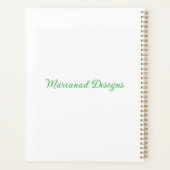 Personalised 2026 Floral Planner プランナー手帳 (裏面)