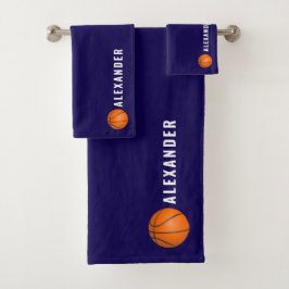 Personalised 3-Piece Sports Towel & Flannel Set |  バスタオルセット