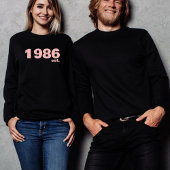 Personalised 40th Fun Typography Custom Sweater  スウェットシャツ