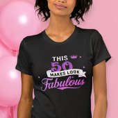 Personalised 50th Birthday T-Shirt for Women Tシャツ