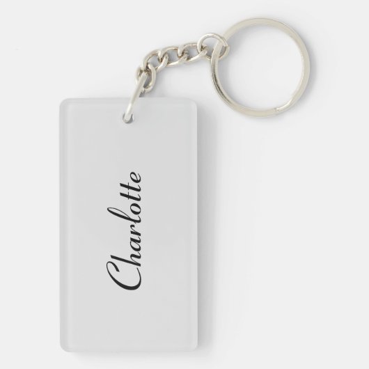 personalised acrylic keyring to hold mum's keys キーホルダー (裏面)