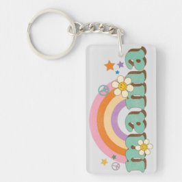 personalised acrylic keyring to hold mum's keys キーホルダー