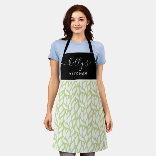 Personalised Apron エプロン (着用した状態)