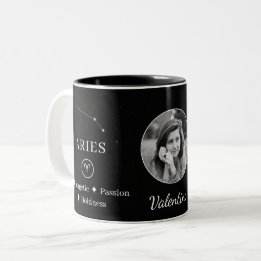 Personalised Aries Zodiac Constellation Coffee Mug ツートーンマグカップ