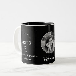 Personalised Aries Zodiac Constellation Coffee Mug ツートーンマグカップ
