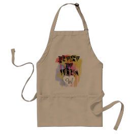 Personalised Artist Work Apron With Pockets スタンダードエプロン