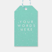 Personalised Balloon Party birthday christening  ギフトタグ (裏面)