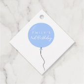 Personalised Balloon Party birthday christening  フェイバータグ (正面)