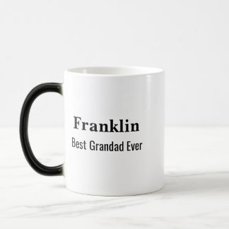 Personalised Best Grandad Ever Monogrammed モーフィングマグカップ