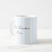 Personalised Best Teacher Ever Mug コーヒーマグカップ (正面左)