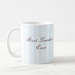 Personalised Best Teacher Ever Mug コーヒーマグカップ