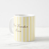 Personalised Best Teacher Ever Mug コーヒーマグカップ (正面左)