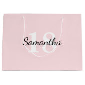 Personalised Birthday Gift Bag, Birthday Gift Bag ラージペーパーバッグ (正面)