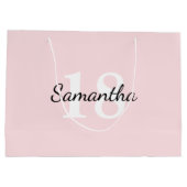 Personalised Birthday Gift Bag, Birthday Gift Bag ラージペーパーバッグ (裏面)