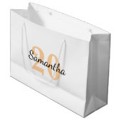 Personalised Birthday Gift Bag, Birthday Gift Bag ラージペーパーバッグ (正面アングル)