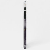 Personalised black and white marble name iPhoneケース (左側)