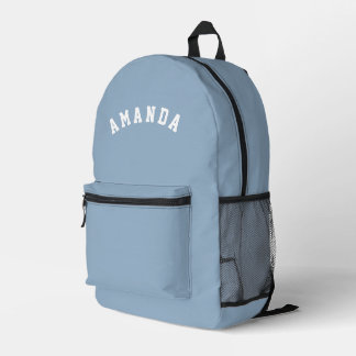 Personalised Blue Kids Back to School プリントバックパック