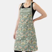 Personalised Botanical Flower Floral Pattern. エプロン (インサイチュ)