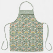 Personalised Botanical Flower Floral Pattern. エプロン (正面)