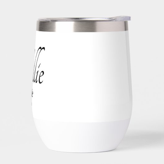 Personalised Bride Drinkware (左面)