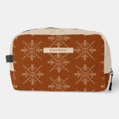 Personalised Brown Indian Boho Line Art Design ドップキット (正面)