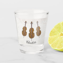 Personalised cello gift ショットグラス