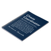 Personalised Chaos Coordinator Definition ノートブック (左側)
