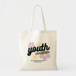 Personalised Christian Youth Flower Tote Bag トートバッグ