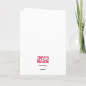 Personalised Christmas Card - Letter I カード (裏面)