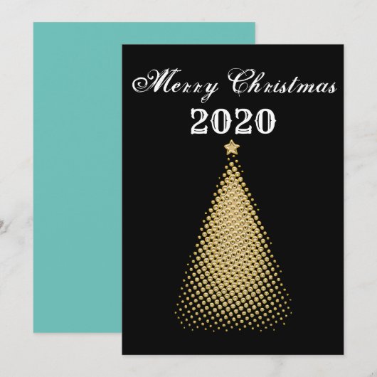 Personalised christmas cards シーズンカード (正面/裏面)