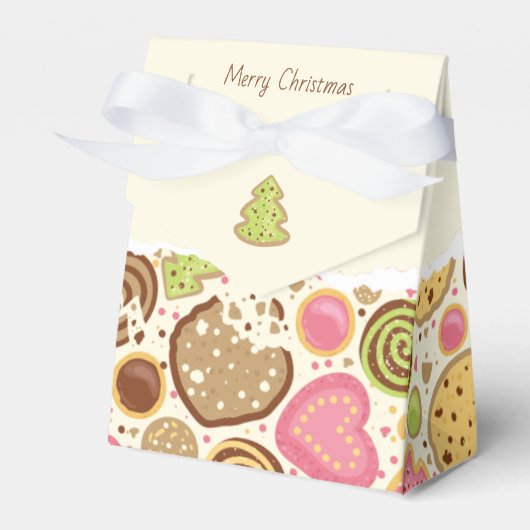 Personalised Christmas Gingerbread Favour Box フェイバーボックス (正面サイド)