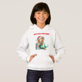 Personalised Christmas Mermaid Hoodie (正面フル)