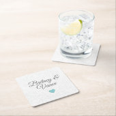 Personalised Coasters スクエアペーパーコースター (インサイチュ)