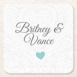 Personalised Coasters スクエアペーパーコースター