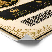 Personalised Cockapoo Membership Card Gift ポスター (角)