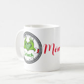 personalised coffee mug with Christmas motif. コーヒーマグカップ (正面左)