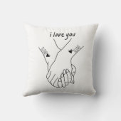 personalised cushion to give as a valentine's day  クッション (裏面)