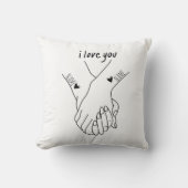 personalised cushion to give as a valentine's day  クッション (正面)