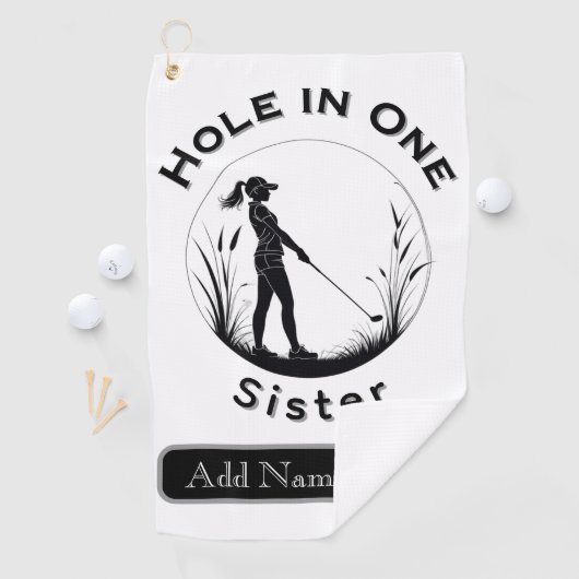 Personalised Custom Golf Hole in 1 ゴルフタオル (インサイチュ)