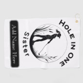 Personalised Custom Golf Hole in 1 ゴルフタオル (横)