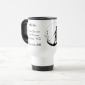 Personalised Custom Golf Hole in 1 トラベルマグ (正面左)