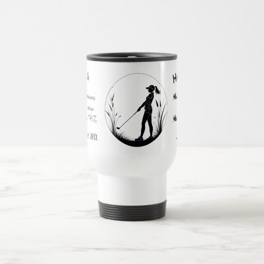 Personalised Custom Golf Hole in 1 トラベルマグ (中央)