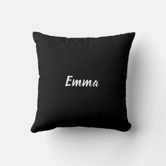 Personalised Custom Name Abstract Line Art クッション (裏面)