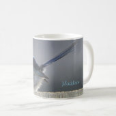 Personalised Cute Superb Fairywren Coffee Mug コーヒーマグカップ (正面右)